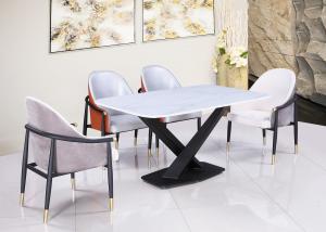 China Wear Resistant 150*90*75cm Painting Wrought Iron Table wholesale