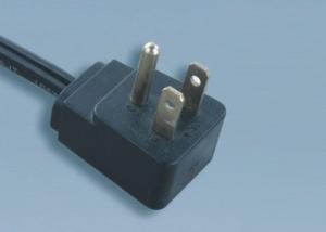 China UL CUL CSA 15A 125V 3 Prong NEMA 5-15P Electric Angle Plug American UL Power Cord wholesale
