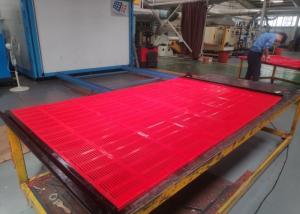 China High Tension Vibrating Pu Screen Panel 0.6-160 Mm Opening ISO Certificate wholesale