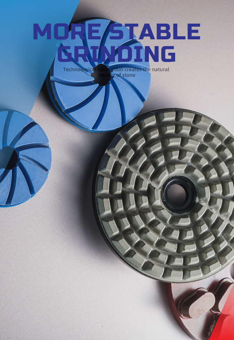 Resin Disc Abrasive For Granite Slabs Grinding A-Grade on Manual Polishing Machine