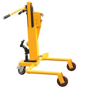 China 350Kg Load 300mm Lifting Height Pedaled Hydraulic Drum Stacker Lift Scale Type​ A wholesale
