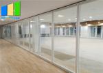Interior Room Divider Aluminum Frame Single Glass Partition Wall For Office