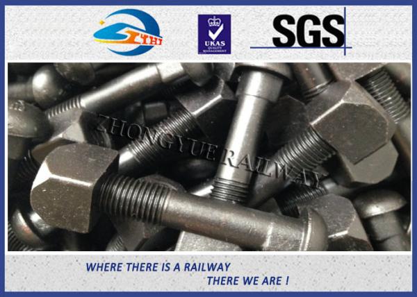 Quality Railway Fish Bolt Track Bolt Screw Bolt Track Fittings For Fasten Rail Joints for sale