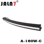 LED Light Bar JALN7 31.5Inch 180W Curved Spot Flood Combo LED Driving Lamp Super