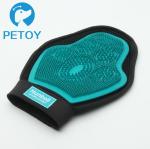 Pet grooming cleaning bath Hair Remover gloves with Soft Rubber Tips