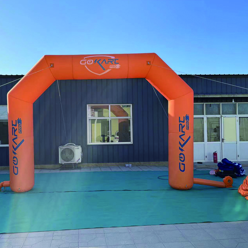 customize size logo with CE approved blower high quality oxford inflatable arch