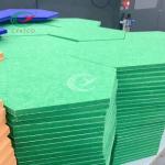 Harmless Fireproof Hexagon Foam Panels Environmentally Friendly