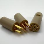 CNC PEEK Insulator High Density Circular Connector 26 Pin Odm