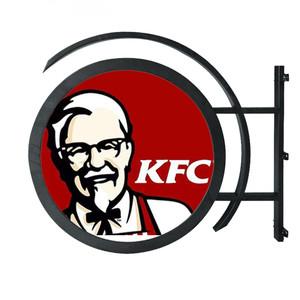 Circle Shape Double Sides Outdoor Advertising LED Display P4.6 4500cd/m2