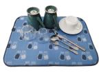 Double Sides Microfiber Dish Drying Mat Printing Designs
