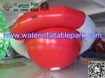 0.9mm PVC Tarpaulin Inflatable Peg-top / Red White Inflatable Saturn Rocker