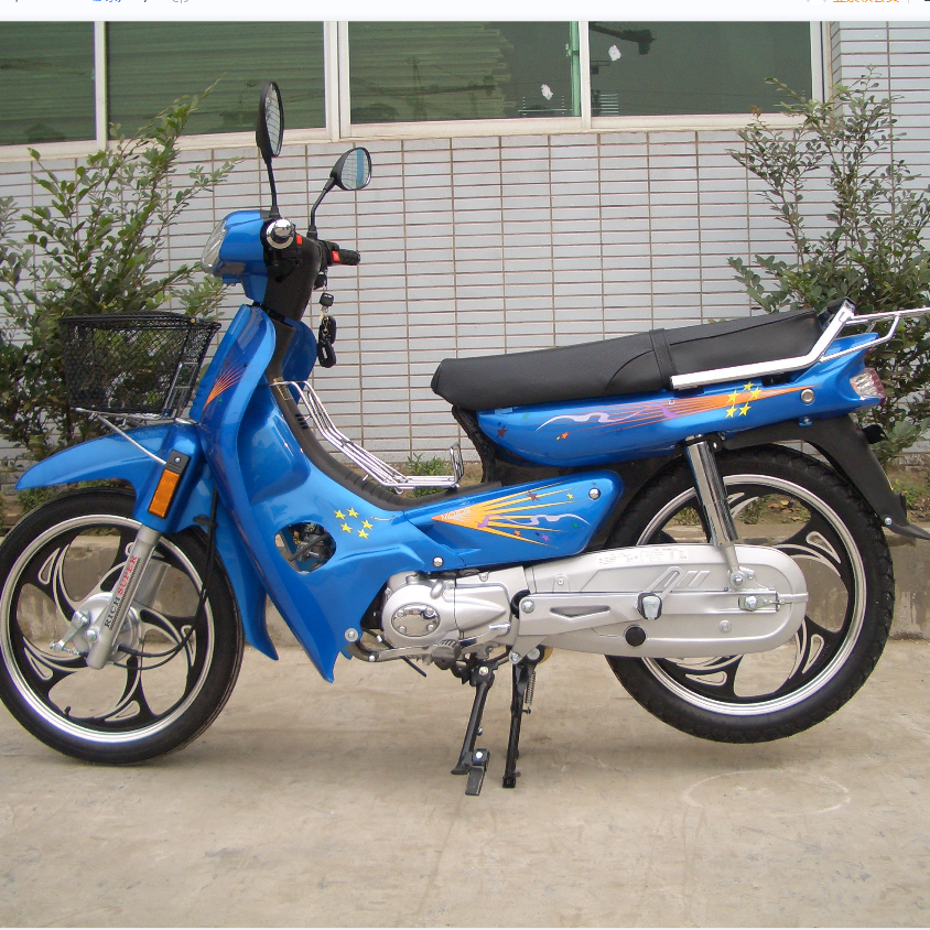 Good quality four stroke cheap import moped motor bike 110CC cub motorcycles cheap for sale