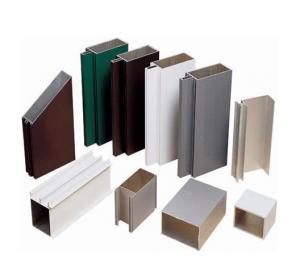China Satin Anodized Aluminum Extrusion Profile , Construction aluminum extruded shapes wholesale