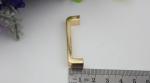 Handbag accessory hanging brush anti brass color zinc alloy 38 mm metal arch