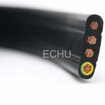 Flat PVC Travel Cable H07VVH6-F, ECHU Flexible Cable
