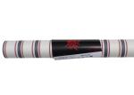 Mediterranean Modern Removable Wallpaper,Blue And Red Striped Wallpaper 0.53*10M