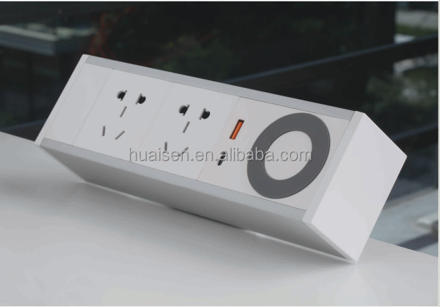 Removable Table Mount Power Strip USB Socket Desk Clamp Power Strip Usb C