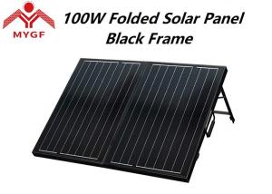 China Black Frame Solar Panels , Solar Power Panels For Camping Easy Operation wholesale