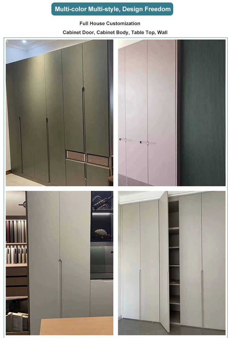 Furniture Wood Fiber MDF Board in Customized Sizes with Electrostatic Powder Spraying