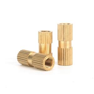 China DIN Standard M4 1 2 Inch Brass Knurled Nut For Plastic wholesale