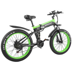 China 48V 12AH 500W Folding Electric Bicycle With 26&quot;*4.0 Fat Tyre Foldable Lithium Battery wholesale