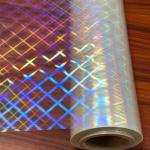 Moisture Proof Small Grid Transparent BOPP Laminating Film Roll For Other Gift