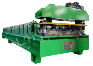 China 0.3mm-0.6mm Corrugated Roof Panel Roll Forming Machine 7.5T wholesale