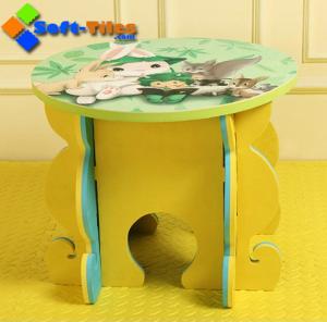 China CE Certified Kids Foam Toy Eva Diy Children Study Table And Chair on sale
