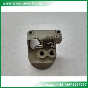 China Cummins 6C 6L diesel engine parts Fuel filter holder 4980908 fuel filter seat for Dongfeng truck wholesale