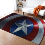 Non Skid 3D Printed Rugs 100*120cm Living Spaces Area Rugs