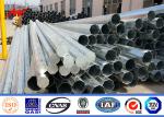 90ft Q460 Electrical Transmission Galvanized Steel Pole 160km / H 30m / S Wind