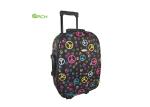 18.5 Inch Round Shape Graffiti Luggage Set With Soft Shell