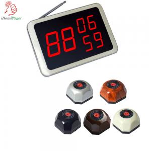 China Hot Sell Small Electronic Buzzer Bell Wireless Service Waiter Calling Remote Call Bell System wholesale