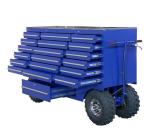 Car Repair Garage Workshop Heavy Duty Tool Chest with 19 Drawers and Roller
