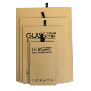 China Universal Varnished Tempered Glass Phone Case Packaging Box Customized wholesale