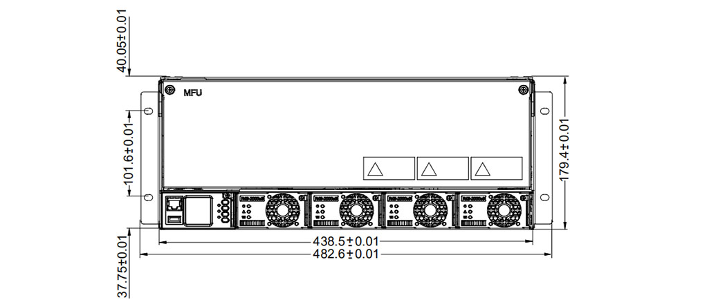 Vertiv Emerson-48V integrated DC power system high efficiency 96% Netsure 531A41 for Telecom Power Supply5