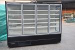 Supermarket Ice Cream Upright Merchandiser Freezer With Multi Decks