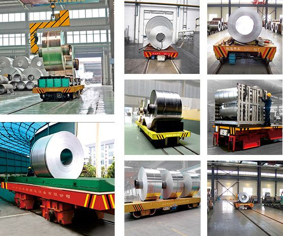 300ton Cable Reel Powered Trolley Coil Handling Transporter