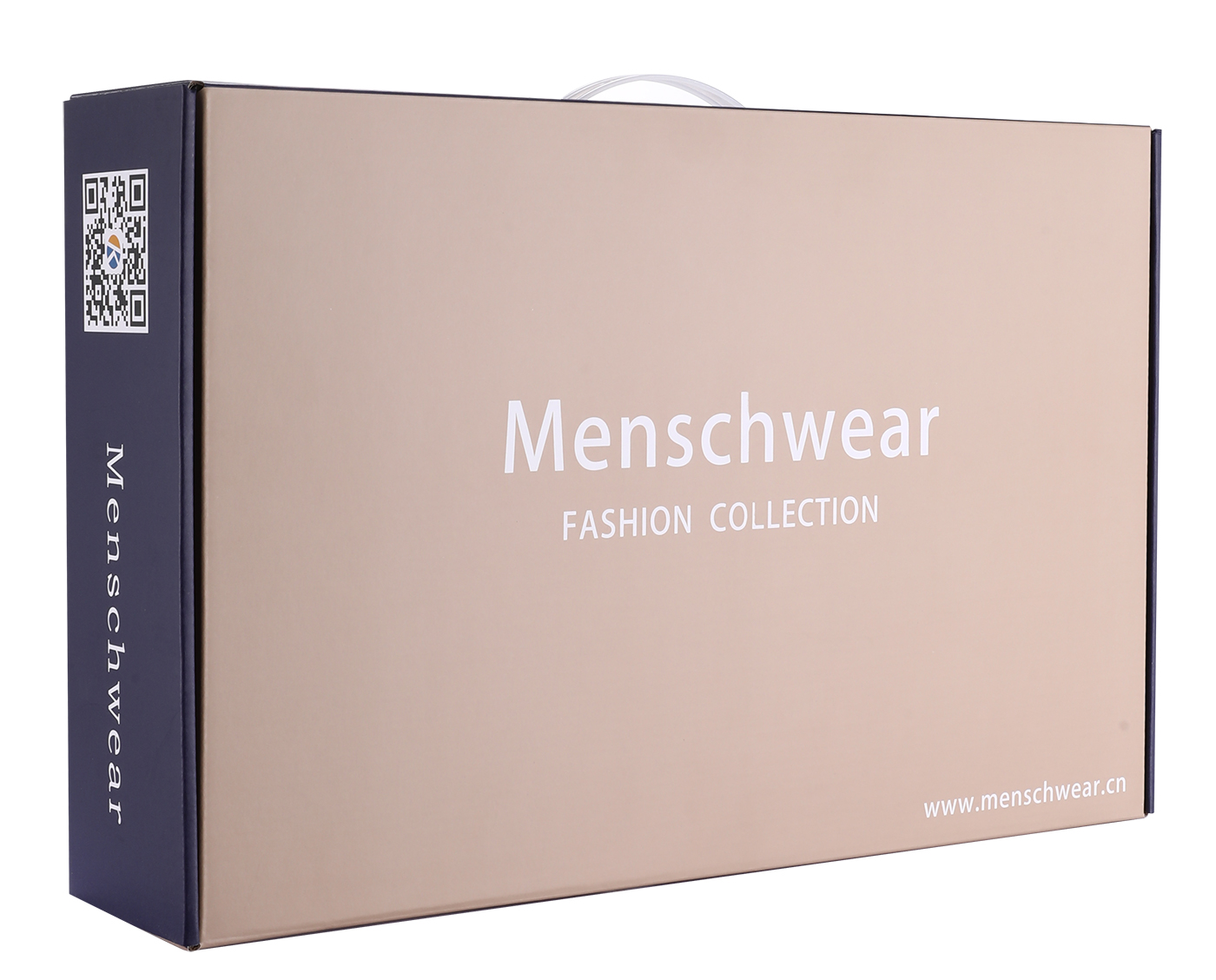 Eco-Friendly Pantone CMYK Custom Color Corrugated Cardboard Tuck End Box With Handle For Bit Items Products