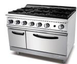 Commercial Floor Standing Gas Cooker Heavy Duty Kitchen Cooking Equipment -