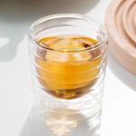 5 Ounce Cortado Double Wall Drinking Glass Cup Insulated 142ml Hand Blown
