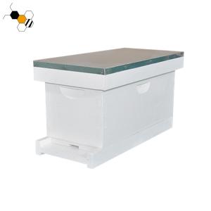 China Painted White Langstroth Nuc Box Bee Hive Equipment Wooden Bee Hive wholesale