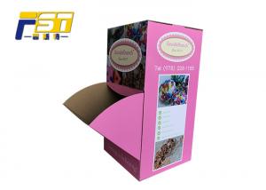 China Rectangle Colored Corrugated Boxes , Custom Carton Boxes For Snacks Promotion wholesale