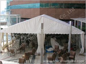 China White PVC Fabric Cover Outdoor Event Tent , wind resistant tent with White Roof Lining wholesale