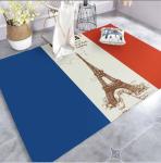 National Flag Polyester Fiber Living Room Floor Carpets North European Style