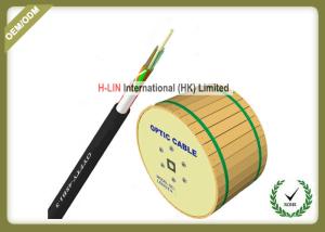 China Single Sheathed Nonmetallic Waterproof Fiber Optic Cable PE Jacket GYFTY-12B1.3 wholesale