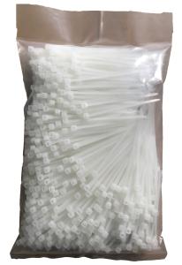 China Customized Material Nylon Zip Ties / 80mm Length Plastic Ties Flammability UL94V2 wholesale