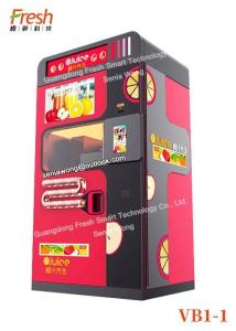 China Manufacturer Prices 110V Orange Fresh Fruit Squeezing Orange Mixed Juice Vending Machine for Sale with Coin Acceptor wholesale