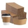 Buy cheap Biodegradable Corrugated Paper Cup Sleeve Compatibility Fits Most Cup Sizes from wholesalers