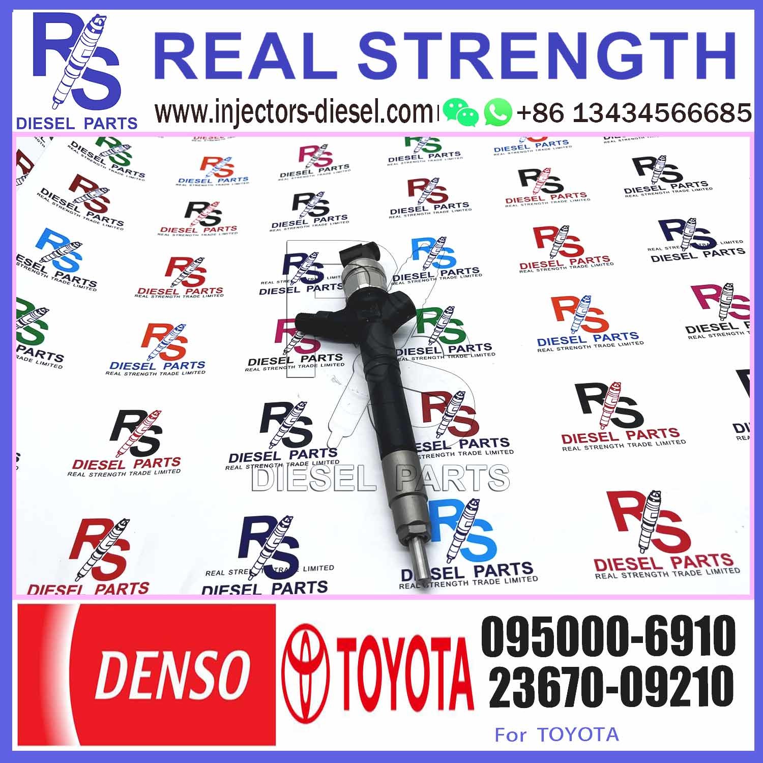 0950006230 Fuel Injection 095000 6230 095000-6230 FOR Toyota RAV4 2.2 2AD-FTV 23670-0R070 23670-09290 For DENSO
